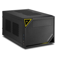 Sharkoon SHARK ZONE C10 - PC - Schwarz - Gelb - Mini-ITX...