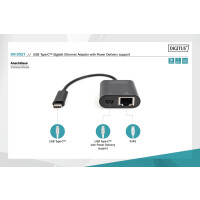 USB3.0 Typ-C Giga.Eth.Adapter Power Delivery Unterstützung