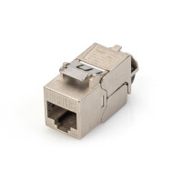 Keystone Jack CAT.6a RJ45 STP Toolless,Re-Embedded,Set=24St.