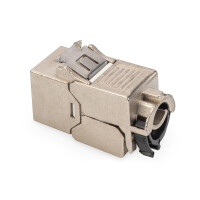 Keystone Jack CAT.6a RJ45 STP Toolless,Re-Embedded,Set=24St.