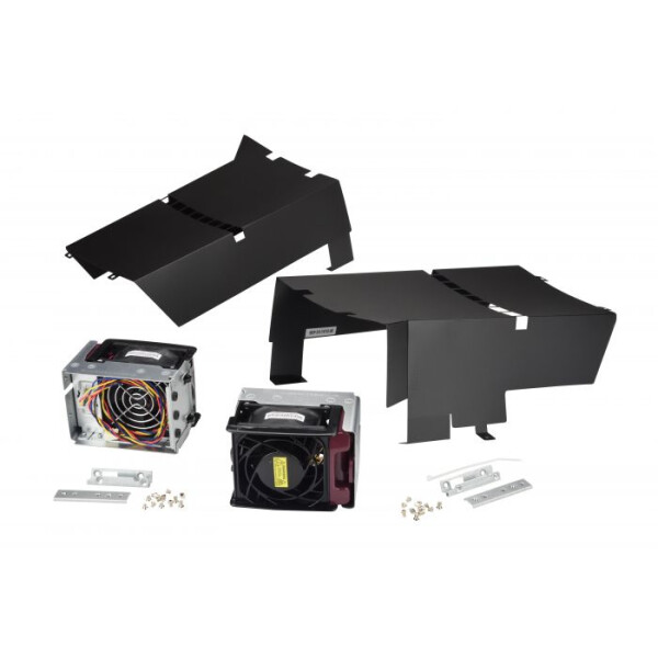 Supermicro MCP-320-74702-0N-Kit - Ventilator - 8 cm - 11000 RPM - 62,5 dB - 116,5 cfm - Aluminium - Schwarz