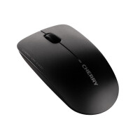 Cherry MW 2400 Kabellose Maus - Schwarz - USB - Beidhändig - Optisch - RF Wireless - 1200 DPI - Schwarz