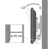 Techly Wandhalterung für LCD TV LED...