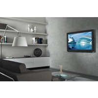 Techly Wandhalterung für LCD TV LED 23"-55" neigbar, schwarz, max. 45 kg