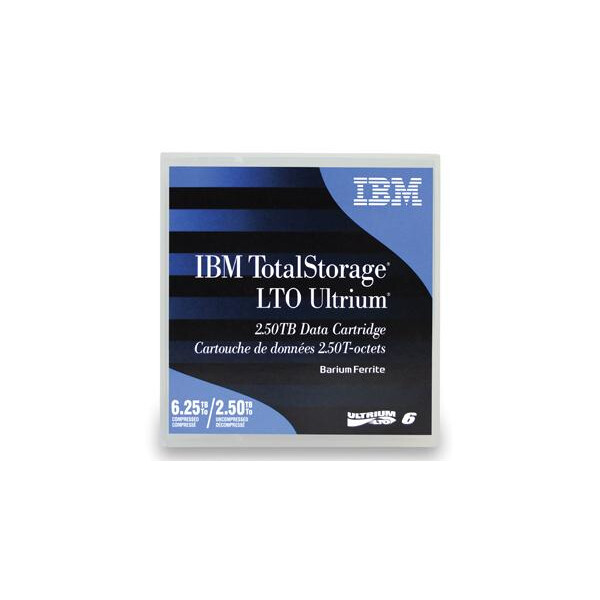 IBM LTO Ultrium 6 - LTO - 2500 GB - 6250 GB - 10 - 45 °C - 10 - 80% - 885 m