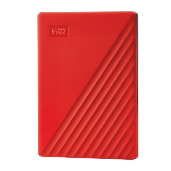 WD My Passport - 4000 GB - 3.2 Gen 1 (3.1 Gen 1) - Rot