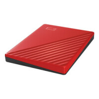 WD My Passport - 4000 GB - 3.2 Gen 1 (3.1 Gen 1) - Rot