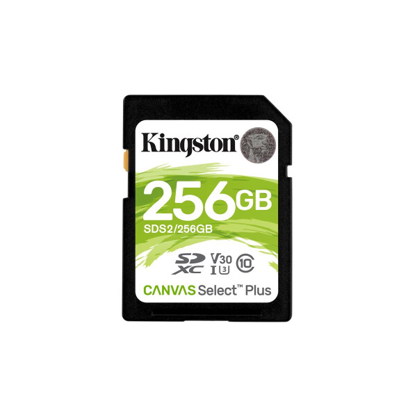 Kingston Canvas Select Plus - 256 GB - SDXC - Klasse 10 - UHS-I - 100 MB/s - 85 MB/s