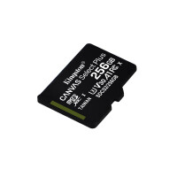 Kingston Canvas Select Plus - 256 GB - MicroSDXC - Klasse 10 - UHS-I - 100 MB/s - 85 MB/s