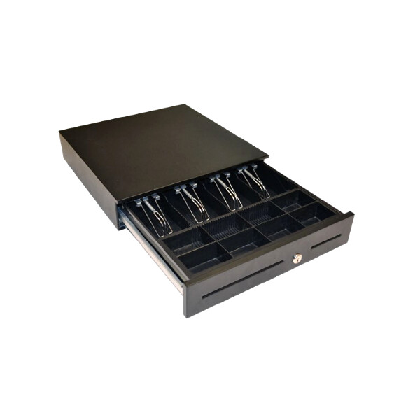 APG Cash Drawer ECD410 - Elektronische Geldschublade - Stahl - Schwarz - 420 mm - 24 V - 410 mm