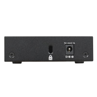 Netgear GS305 Switch 5 Port Gigabit Ethernet LAN Switch (Plug-and-Play Netzwerk Switch - LAN Verteiler - Hub energieffizient - lüfterlos - robustes Metallgehäuse) - Unmanaged - L2 - Gigabit Ethernet (10/100/1000) - Wandmontage