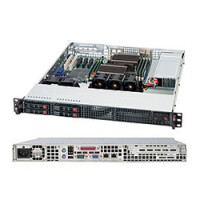 Supermicro SuperChassis 111TQ-600CB - Rack - Server - Schwarz - 1U - Festplatte - LAN - Leistung - USA - UL - FCC - CUL - CCC - EN 60950/IEC 60950 - CE - TUV - 80Plus