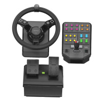 Logitech G Heavy Equipment Bundle - Lenkrad + Pedale - Analog / Digital - 900&deg; - Verkabelt - USB - Schwarz