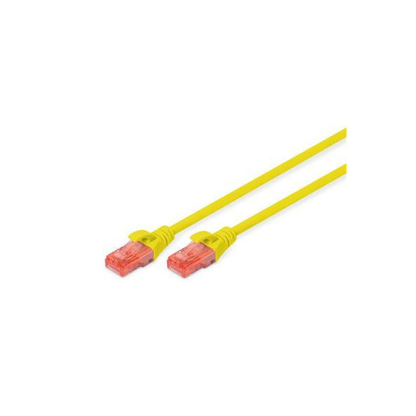 Patchk.Cat.6  0,5m U/UTP GELB 4x2xAWG26, PVC