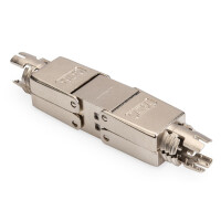 Kupplung RJ45 CAt 6A AWG 22-26,  500 MHz, Metal