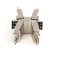 Kupplung RJ45 CAt 6A AWG 22-26,  500 MHz, Metal