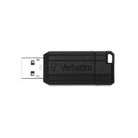 Verbatim PinStripe - USB-Stick 8 GB - Schwarz - 8 GB -...