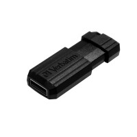 Verbatim PinStripe - USB-Stick 8 GB - Schwarz - 8 GB - USB Typ-A - 2.0 - 10 MB/s - Dia - Schwarz