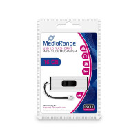 MEDIARANGE MR915 - 16 GB - USB Type-A / Micro-USB - 3.2 Gen 1 (3.1 Gen 1) - 50 MB/s - Dia - Schwarz - Silber