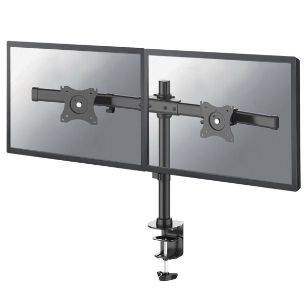 Neomounts by Newstar Flachbild Tischhalterung - Klemme /Bolzen - 10 kg - 25,4 cm (10 Zoll) - 68,6 cm (27 Zoll) - 100 x 100 mm - Schwarz