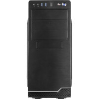 Inter-Tech IT-5916 - Tower - PC - Schwarz - ATX,uATX -...