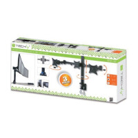 Techly Schreibtischhalterung für 3 LCD TV LED 13"-24", mit Klemme