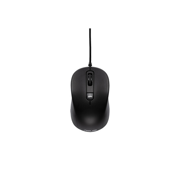 ASUS MU101C - Beidhändig - Optisch - USB Typ-A - 3200 DPI - Schwarz