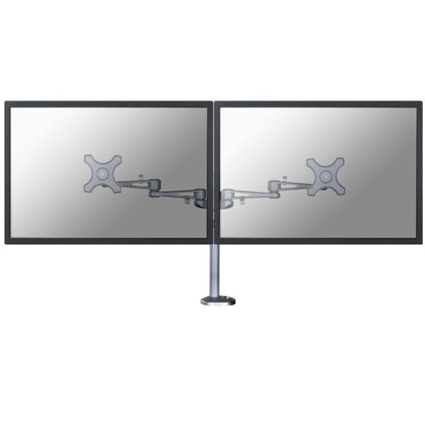 Neomounts by Newstar Flachbild Tischhalterung - 6 kg - 25,4 cm (10 Zoll) - 68,6 cm (27 Zoll) - 100 x 100 mm - Höhenverstellung - Silber