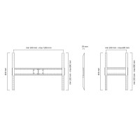 Neomounts LFD-W1500 - Wandhalterung für LCD-/Plasmafernseher - Schwarz