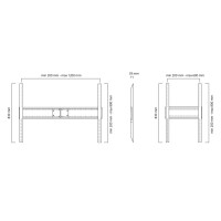 Neomounts LFD-W1500 - Wandhalterung für...