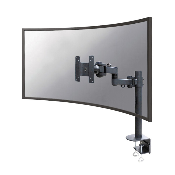 Neomounts by Newstar Tischhalterung Für Curved Monitore - Klemme - 20 kg - 25,4 cm (10 Zoll) - 124,5 cm (49 Zoll) - 100 x 100 mm - Schwarz