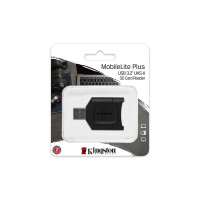 Kingston MobileLite Plus - SD - Schwarz - Windows 10 - Windows 8.1 - Windows 8 - Mac OS X v. 10.10.x+ - Linux v.2.6.x+ - Chrome OS - USB 3.2 Gen 1 (3.1 Gen 1) Type-A - 51,8 mm - 33,5 mm