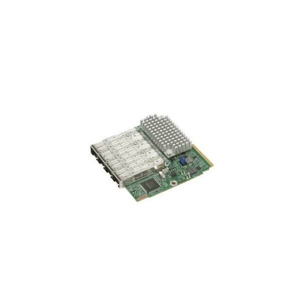 Supermicro AOC-MTG-I4S - Eingebaut - Verkabelt - Faser - 100000 Mbit/s - Grün - Silber