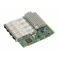 Supermicro AOC-MTG-I4S - Eingebaut - Verkabelt - Faser - 100000 Mbit/s - Grün - Silber
