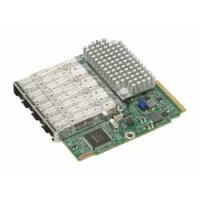 Supermicro AOC-MTG-I4S - Eingebaut - Verkabelt - Faser - 100000 Mbit/s - Grün - Silber