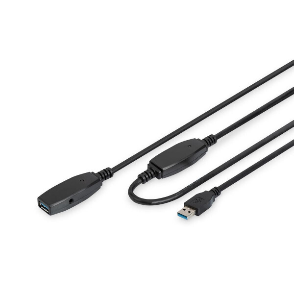 USB Repeaterkabel USB 3.0 10M USB A ST <> USB A BU, Aktiv
