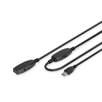 USB Repeaterkabel USB 3.0 10M USB A ST <> USB A BU,...