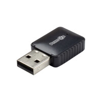 Inter-Tech DMG-07 - Kabellos - USB - WLAN / Bluetooth - Wi-Fi 5 (802.11ac) - 650 Mbit/s - Schwarz