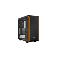 Be Quiet! Pure Base 600 Window - Midi Tower - PC - Schwarz - Orange - ATX - micro ATX - Mini-ITX - ABS Synthetik - Kunststoff - Stahl - Geh&auml;rtetes Glas - Gaming