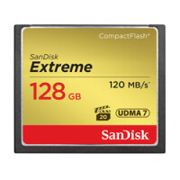 SanDisk CF Extreme 128GB - 128 GB - Kompaktflash - 120 MB/s - 85 MB/s - Schwarz