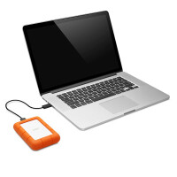 LaCie Rugged Mini - 1000 GB - 2.5 Zoll - 3.2 Gen 1 (3.1 Gen 1) - 5400 RPM - Orange - Silber