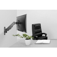 DIGITUS Single Gasdruckfeder Monitor Wand-Halter 17-32"