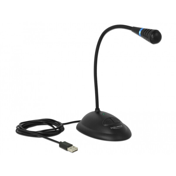 Delock 65871 - PC-Mikrofon - -44 dB - 70 - 9000 Hz - 16 Bit - 48 kHz - Unidirektional