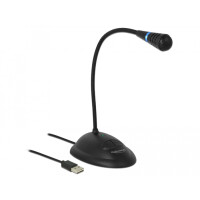 Delock 65871 - PC-Mikrofon - -44 dB - 70 - 9000 Hz - 16 Bit - 48 kHz - Unidirektional