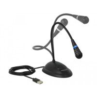 Delock 65871 - PC-Mikrofon - -44 dB - 70 - 9000 Hz - 16 Bit - 48 kHz - Unidirektional