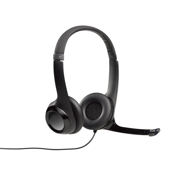 Logitech LGT-H390 - Kopfhörer - Kopfband - Büro/Callcenter - Schwarz - Binaural - SCR-Steuereinheit