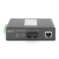 Indust. Media Conv.SFP/RJ45 1Gbit, Hutschienenmontage