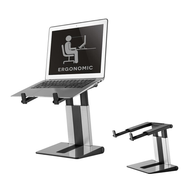 Neomounts by Newstar Faltbarer Laptop-Ständer - Notebook-Ständer - Silber - 25,4 cm (10 Zoll) - 43,2 cm (17 Zoll) - 254 - 431,8 mm (10 - 17 Zoll) - 5 kg