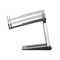 Neomounts by Newstar Faltbarer Laptop-Ständer - Notebook-Ständer - Silber - 25,4 cm (10 Zoll) - 43,2 cm (17 Zoll) - 254 - 431,8 mm (10 - 17 Zoll) - 5 kg