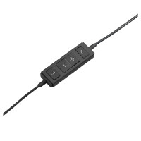 Logitech USB Headset H570e - Kopfhörer - Kopfband - Büro/Callcenter - Schwarz - Binaural - 79 dB